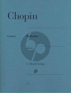 Chopin Balladen Piano (edited by Mullemann-Theopold) (Henle-Urtext - New Edition)