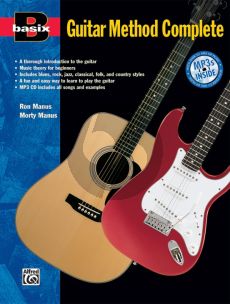 Manus Manus Basix Guitar Method Complete Book with MP3 Cd