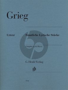 Grieg Samtliche Lyrische Stucke fur Klavier (Ernst-Gunter Heinemann - Einar Steen-Nokleberg (Fingersatz)) (Henle-Urtext)