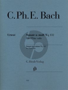 Bach Sonate a-moll WQ 132 fur Flote Solo (Herausgeber Marion Beyer) (Henle-Urtext)