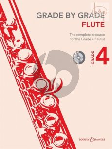 Grade by Grade 4  for Flute and Piano Book with Audio Online