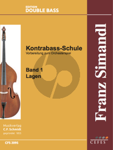 Simandl Kontrabass Schule Band 1 Lagen