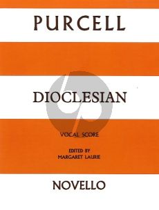 Purcell Dioclesian Vocal Score