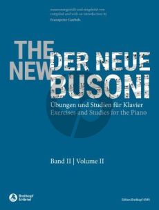 Der Neue Busoni Vol. 2 Unbungen und Studien Klavier (herausgegeben von Franzpeter Goebels)