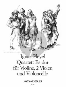 PLeyel Quartett Es-dur fur Violine, 2 Violas und Violoncello Stimmen (edited by Ulrich Druner)
