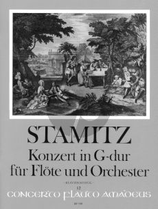 Stamitz Konzert G-dur Op.29 Flöte-Orchester (Ka.) (ed. Rien de Reede/Willy Hess)