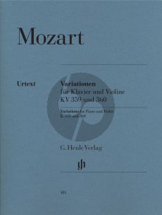 Mozart Variationen KV 359 & KV 360 Violin-Piano (edited by E.F.Schmid) (Henle-Urtext)