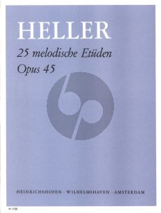 Heller 25 Melodische Etuden Op.45 Klavier