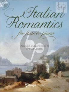 Italian Romantics Flute and Piano (Bk-Cd) (arr. and performed by Franco Cesarini) (adv.level)