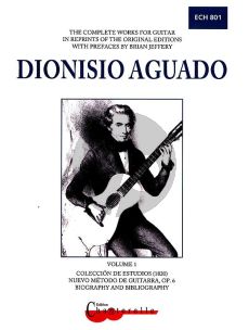 Aguado Complete Works Vol.1 Colleccion de Estudios - Nuevo Método de Guitarra Opus 6guitar (Brian Jeffery)