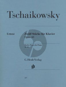 Tchaikovsky 12 Stucke Op.40 Klavier (edited by Korabelnikova and Vajdman) (Henle-Urtext)