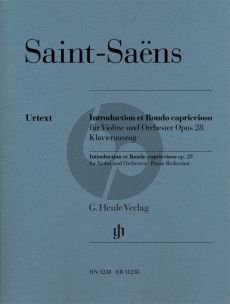 Saint-Saens Introduction et Rondo capriccioso Opus 28 Violine und Orchester (piano reduction) (Peter Jost)