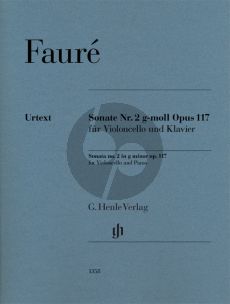 Faure Sonata No.2 g-minor Op.117 for Cello and Piano (edited by Fabian Kolb)