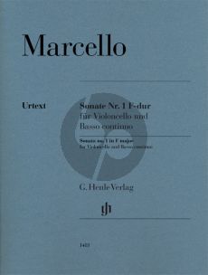 Marcello Sonate No. 1 F-dur für Violoncello und Bc (Annette Oppermann)