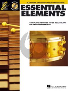 Diverse Auteurs Essential Elements Vol.1 voor Slagwerk Boek met 2 Cd's (Complete Methode voor Klassikaal en Groepsonderwijs)