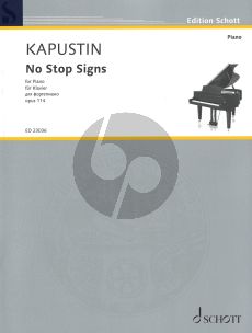 Kapustin No Stop Signs Op.114 for Piano solo