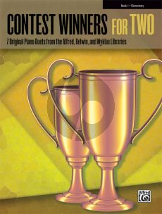 Album Contest Winners for Two Vol.1 for Piano 4 Hands (7 Original Piano Duets from the Alfred, Belwin, and Myklas Libraries) (Elementary)