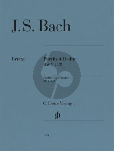 Bach Partita No.4 D-Major BWV 828 for Piano Solo (Editor: Ullrich Scheideler / Fingering: William Youn)