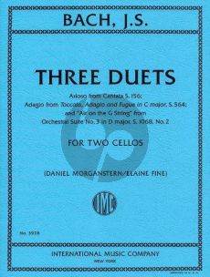 Bach Three Duets for 2 Cellos (arr. by Daniel Morganstern and Elaine Fine)