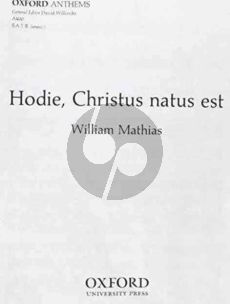 Mathias Hodie, Christus natus est SATB