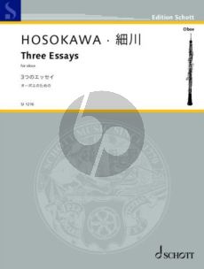 Hosokawa Three Essays for Oboe solo (2014)