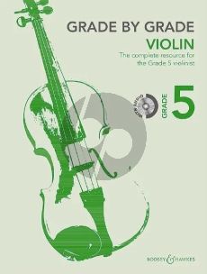 Grade by Grade - Violin Grade 5 Violin and Piano (Book with Audio online) (edited by Liz Partridge)