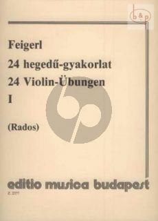 24 Exercises in 24 Tonalities Vol.1 for Violin (with 2nd Violin)