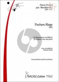 Fischers Klage (1822) fur Mezzo Sopran und Klavier