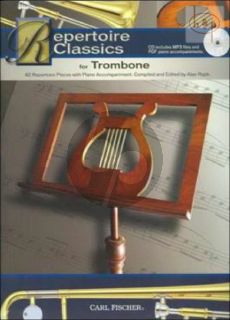 Repertoire Classics for Trombone (42 Repertoire Pieces with Piano Accomp.) (Bk-Cd)