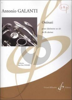 Ostinati pour Clarinette[Bb] seule