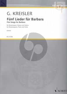 5 Lieder fur Barbara