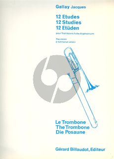 Gallay 12 Etudes pour Trombone (Edmond Leloir)