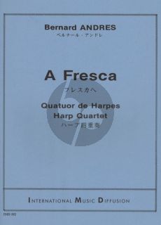 Andres A Fresca 4 Harpes (Score/Parts)