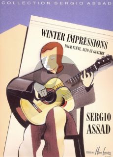 Assad Winter Impressions Flute-Viola and Guitar (Score/Parts)