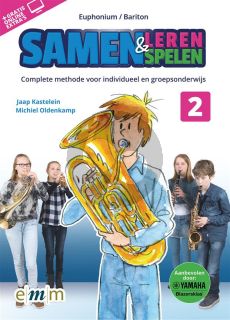 Kastelein-Oldenkamp Samen Leren & Samenspelen Vol.2 Euphonium Boek-Audio-Online