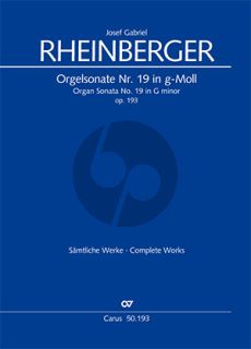 Rheinberger Sonate No.19 g-moll Opus 193 Orgel (Martin Weyer)