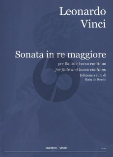 Vinci Sonata D-major Flute and Bc (edited by Rien de Reede)