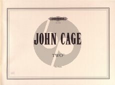 Cage Two for 2 Piano's Score