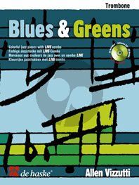 Vizzutti Blues & Greens for Trombone (TC/BC) (Bk-Cd) (grade 3)