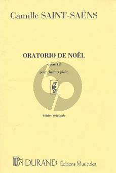 Saint-Saens Oratorio de Noel Op.12 (Soli-Choir-Harp-Organ- Strings) (Vocal Score) (lat.) (Durand)