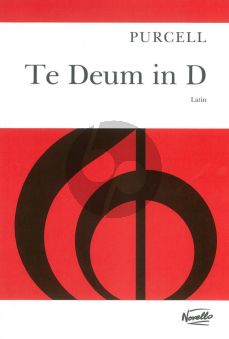 Purcell Te Deum in D Vocal score