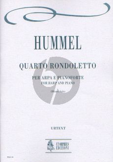 Hummel Rondoletto No.4 Harp and Piano (Score/Parts) (Roberto Illiano and Luca Lévi Sala)