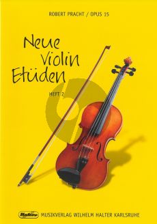 Pracht Neue Violin Etuden Op.15 Vol.2 (Schwierige Etuden in fortschreitender Folge in der 1. Lage)