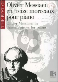 Messiaen The Best of Messiaen 13 Pieces Piano Solo