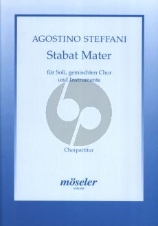 Steffani Stabat Mater Soli, Gemischten Cho9r Streicher un Bc Chorpartitur