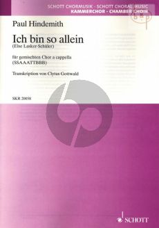 Ich bin so allein (Else Lasker-Schuler)