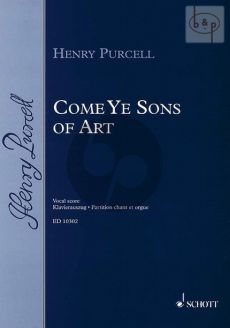 Purcell Come Ye Sons of Art (Ode for the Birthday Queen Mary 1694) Vocal Score (Tippett/Bergmann)