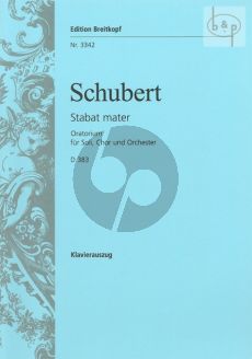 Stabat Mater D.383 f-minor (STB soli-SATB- Orch.) (Vocal Score)