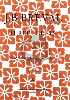 Breval 3 Duets Violin and Violoncello (Jan Hollanders)