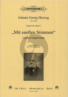 Herzog Orgelwerke Band 1 Mit sanften Stimmen – Leichte Orgelwerke (Ped.) (ed. Konrad Klek)